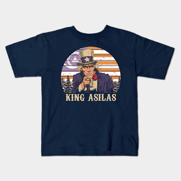 King Asilas Wants You Kids T-Shirt by kingasilas